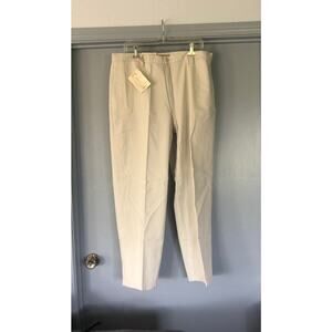 NWT Arrow Khakis Pants Relaxed Fit 36x30 pockets belt loops zip front